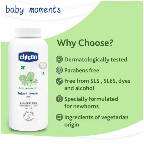 Chicco Talcum Powder & Soap Bar Combo 150 G & 75 G - Image 2