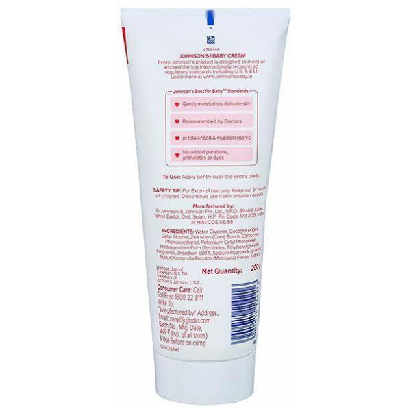 Johnson'S Baby Milk+Rice Cream 200Gm - Image 2