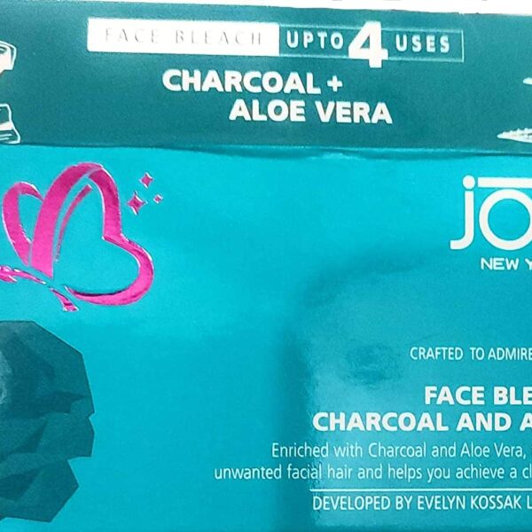 Jolen Face Bleach Charcoal & Aloevera 34G