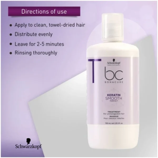 Schwarzkopf Professional BC Bonacure Keratin Smooth Perfect Treatment 750 ml