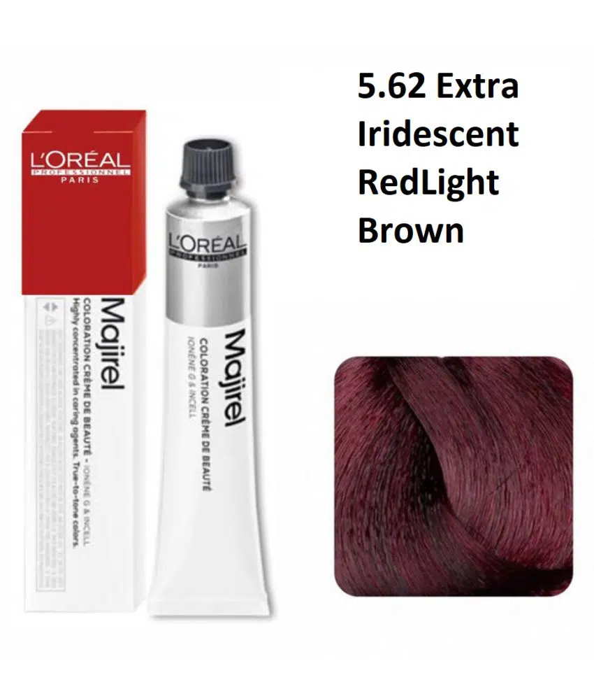 L’Oreal Professionnel Majirel Hair Color 50G 5.62 Majirouge Iridiscent Red Light Brown