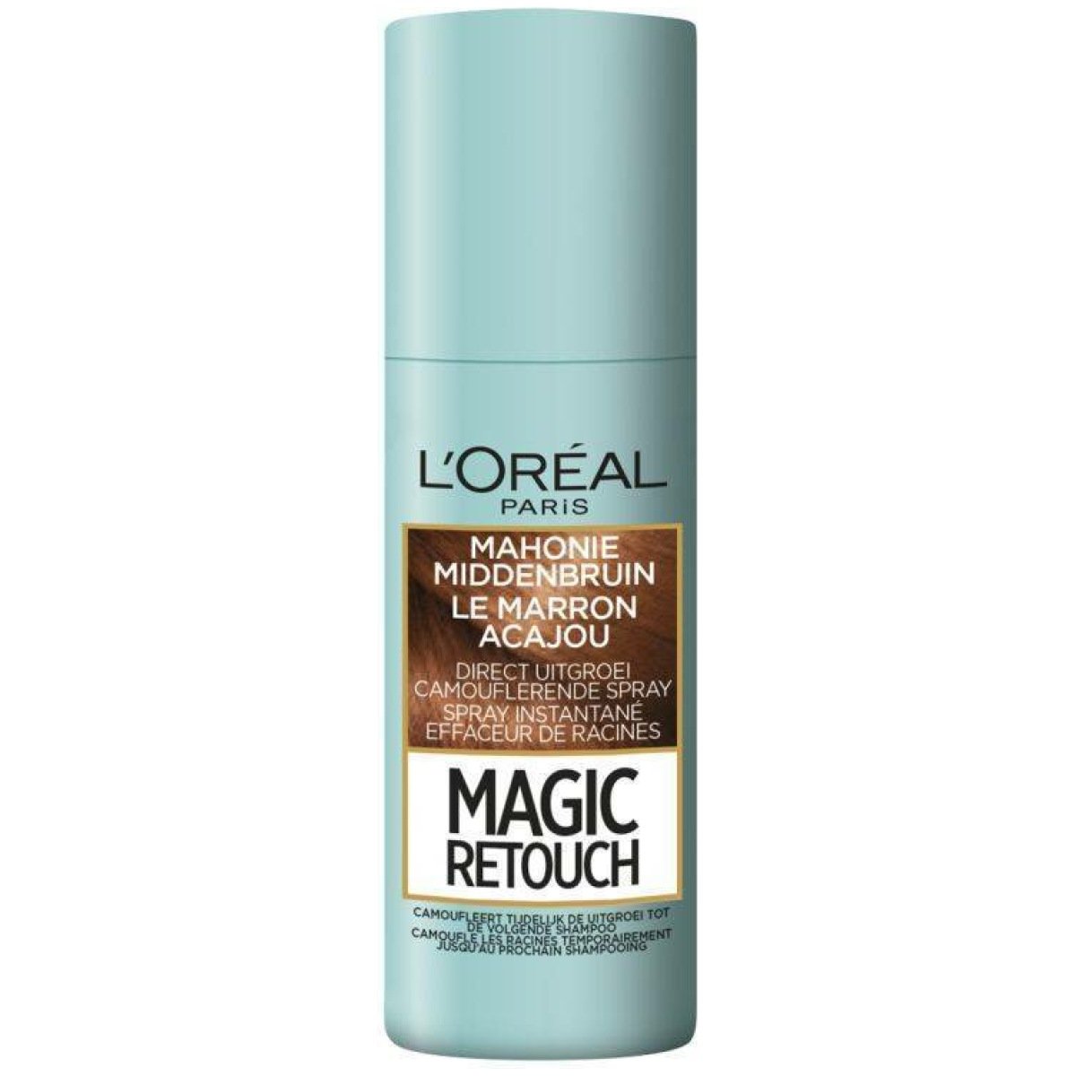 L'Oreal Magic Retouch Mahonie Middenbruin Spray 75ml