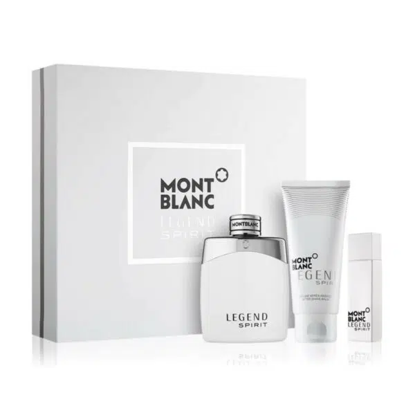 Montblanc Legend Spirit Gift Set For Men Edt 100Ml + 75Ml After Shave Balm + 75Ml Shower Gel