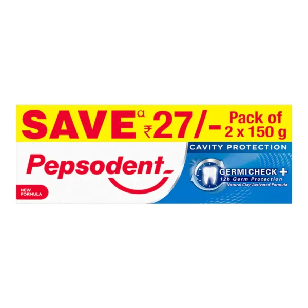 Pepsodent Germicheck Toothpaste Pack Of 2 300Gm