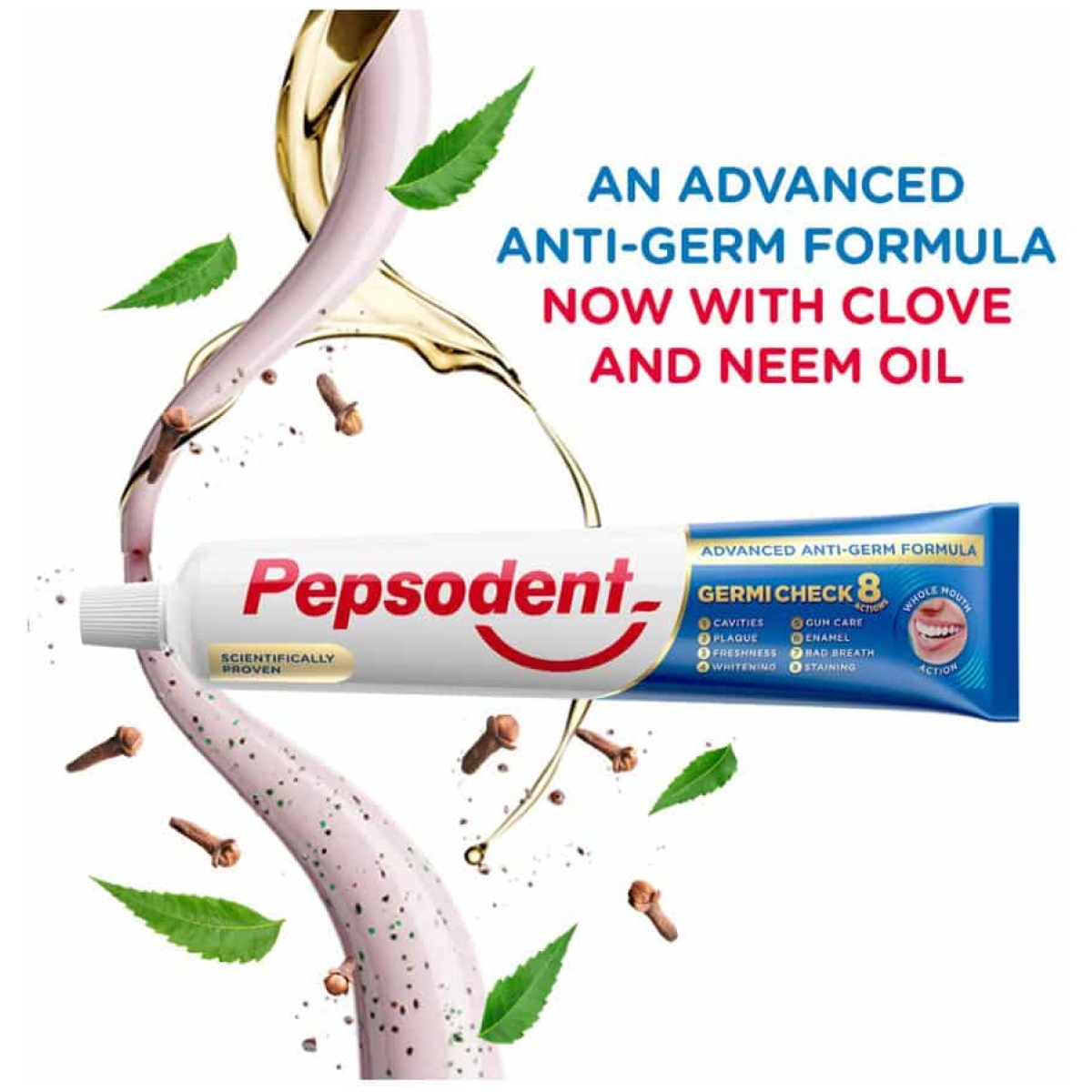 Pepsodent Germicheck Toothpaste Pack Of 2 300Gm - Image 2