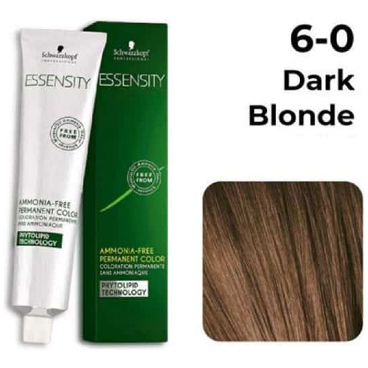 Schwarzkopf Essensity Ammonia Free Hair Color 60ml 6-0 Dark Blonde