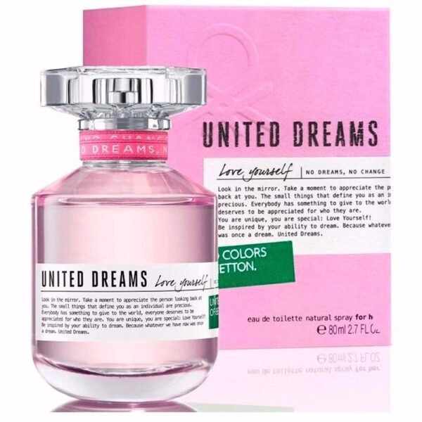 United Colors Of Benetton United Dreams Love Yourself Eau De Toilette For Women 80Ml