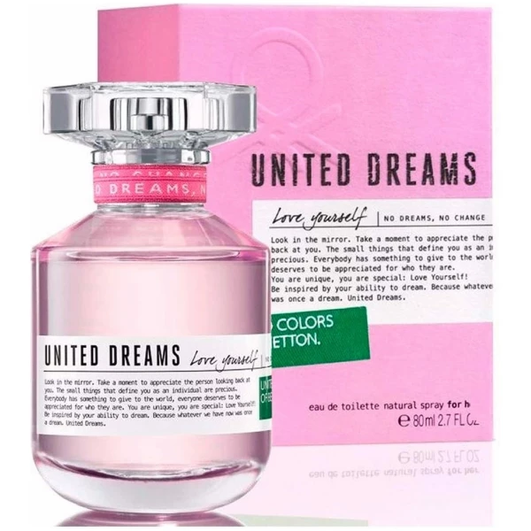 United Colors Of Benetton United Dreams Love Yourself Eau De Toilette For Women 80Ml