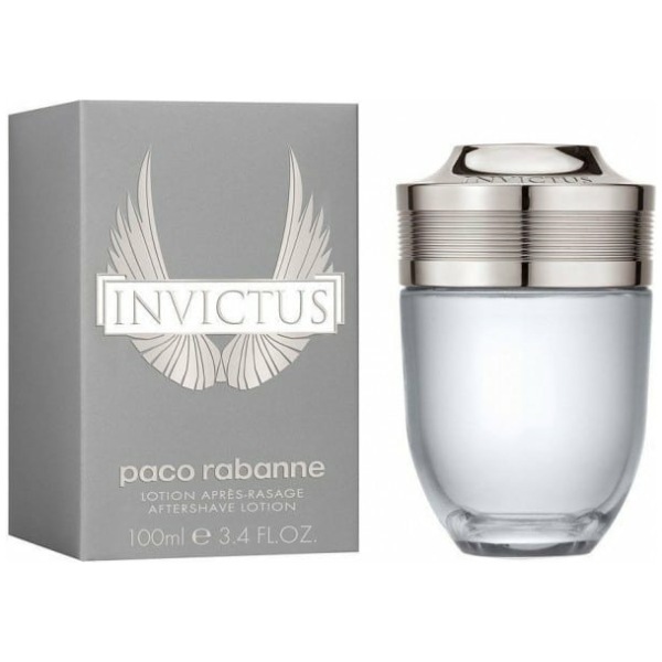 Paco Rabanne Invictus For Men After Shave Lotion Pour 3.4 Ounce