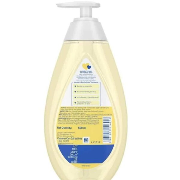 Johnsons Baby Top To Toe Bath 500 Ml - Image 2