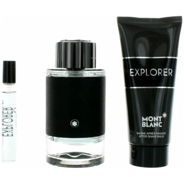 Mont Blanc Explorer Perfume Set For Men Edp 100Ml+ Mini 7.5Ml + After Shave 100Ml - Image 3
