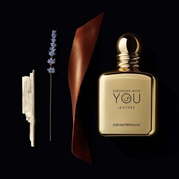 Giorgio Armani Stronger With You Leather EDP Perfume For Men 100 ml - Image 4