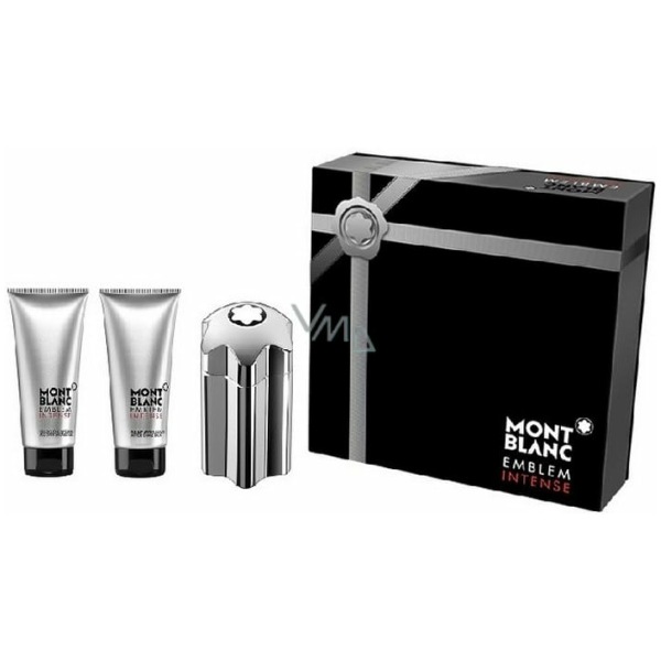 Mont Blanc Montblanc Emblem Intens Gift Set 100 ml Eau De Toilette Spray + 100 ml After Shave Balm + 100 ml Shower Gel Men
