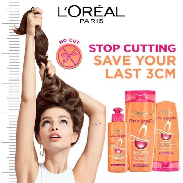 Loreal Paris Dream Lenghts Restoring Shampoo For Long Damaged Hair 192.5Ml - Image 3
