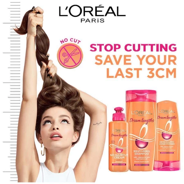 Loreal Paris Dream Lenghts Restoring Shampoo For Long Damaged Hair 192.5Ml - Image 3