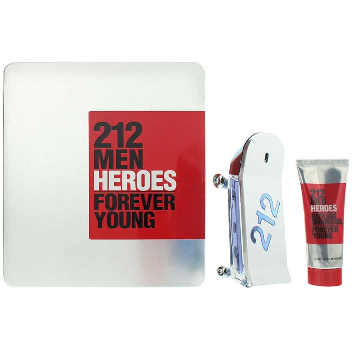 Carolina Herrera 212 Heroes Gift Set (EDT 90ml + Shower Gel 100ml)