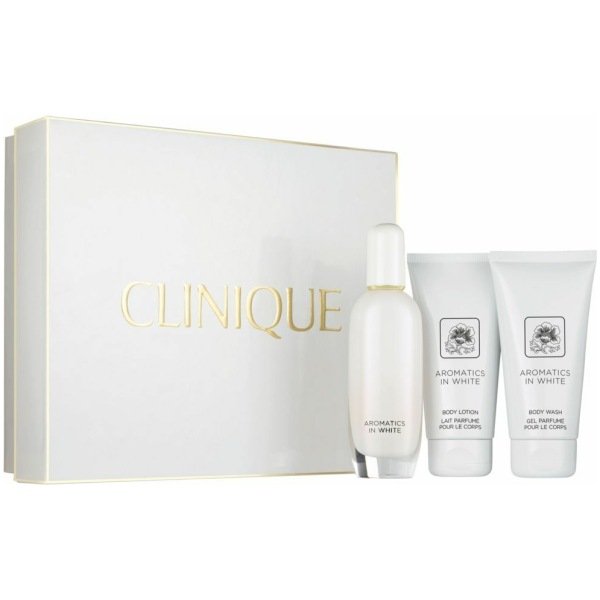 Clinique Aromatics In White Gift Set (Eau De Parfum 50ml + Body Lotion 75ml + Body Wash 75ml)