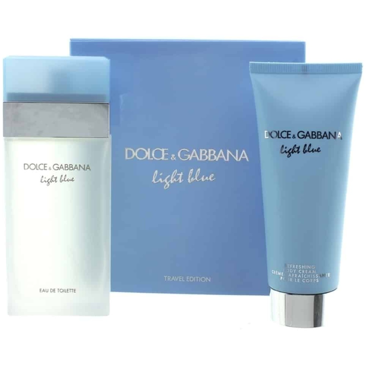 Dolce and Gabbana (D&G) Light Blue Gift Set EDT Body Cream 100Ml
