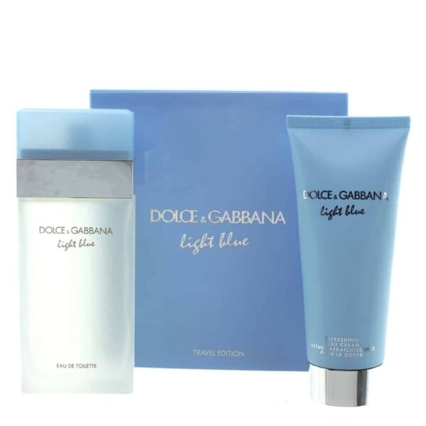 Dolce and Gabbana (D&G) Light Blue Gift Set EDT Body Cream 100Ml