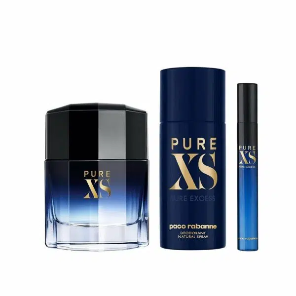 Paco Rabanne Pure Xs For Him 100Ml Edt + 150Ml Deodorant + 10Ml Spray - Image 3