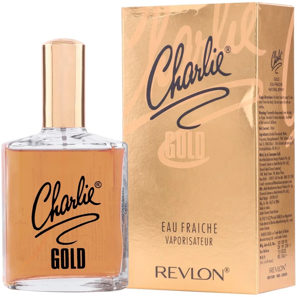 Revlon Charlie Gold EDT Perfume 100ml