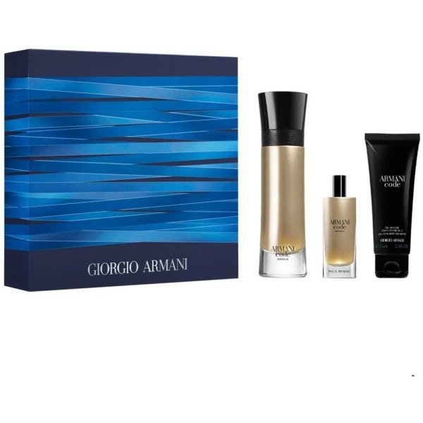 Armani Code Parfum by Giorgio Armani 3 Piece Gift Set - 2.5 Oz Eau De  Parfum | Groupon