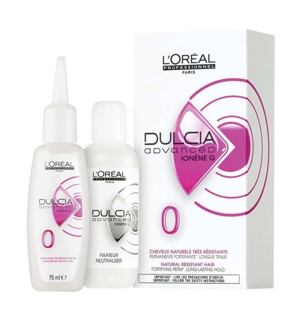 Loreal Professionnel Perm Dulcia Advanced Ionene G Professional Perming Treatment For Long Lasting Curls 0 Resistant Hair 2*100 ml = 200ml