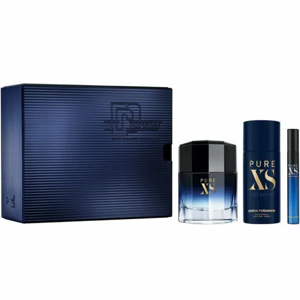 Paco Rabanne Pure Xs For Him 100Ml Edt + 150Ml Deodorant + 10Ml Spray - Image 2