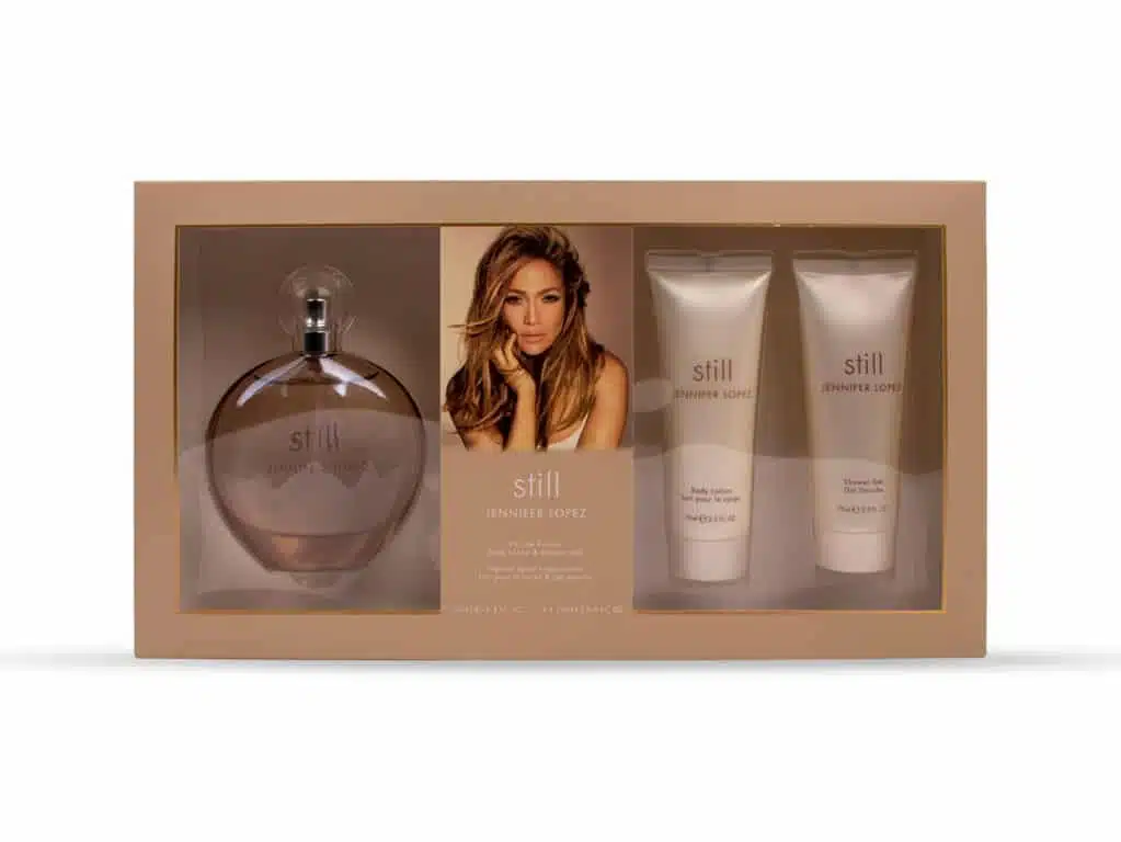 Jennifer Lopez Still Gift Set For Women (EDP Perfume 100 ml+Shower Gel 75 ml+Body Lotion 75 ml)