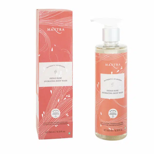 Mantra Herbal Indian Rose Hydrating Body Wash 250Ml - Image 3