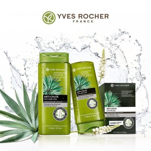 Yves Rocher Anti-Hair Loss Supplement Stimulating Shampoo 300Ml - Image 3