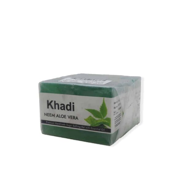 Khadi Neem Aloe Vera Premium Handmade Soap 125G (Pack Of 3)