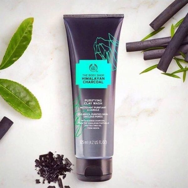 The Body Shop Himalayan Charcoal Purifying Clay Wash 125Ml - Image 3