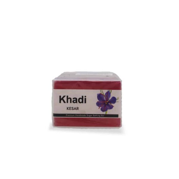 Khadi Kesar Premium Handmade Soap 125gm (Pack Of 3)
