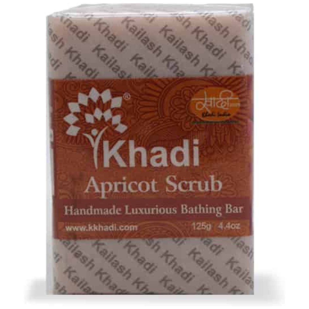 Khadi Apricot Scrub Handmade luxurious Soap 125G (Pack Of 3)