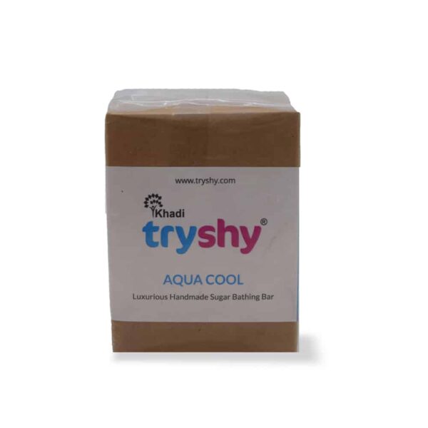 Khadi Aqua Cool Handmade luxurious Soap 125Gm (Pack Of 3)