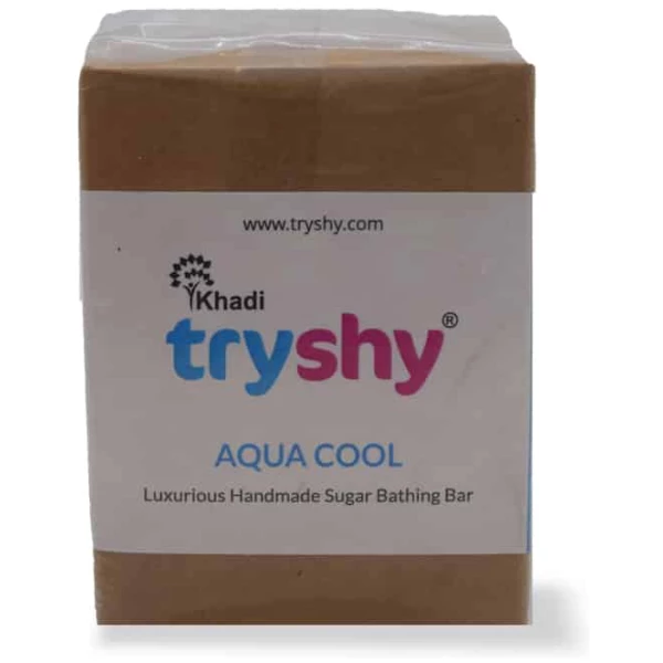 Khadi Aqua Cool Handmade luxurious Soap 125Gm (Pack Of 3)