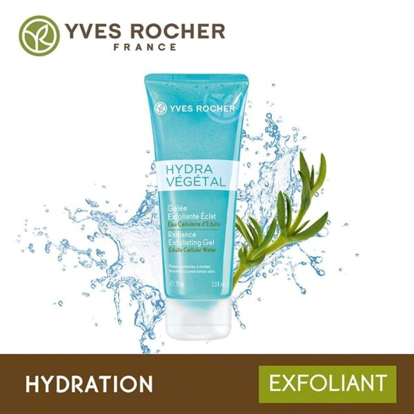 Yves Rocher Hydra Vegetal Radiance Exfoliating Gel 75Ml - Image 2