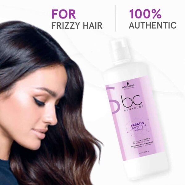 Schwarzkopf Professionel Professionel Bonacure Bc Keratin Smooth Perfect Micellar Shampoo 1L - Image 3
