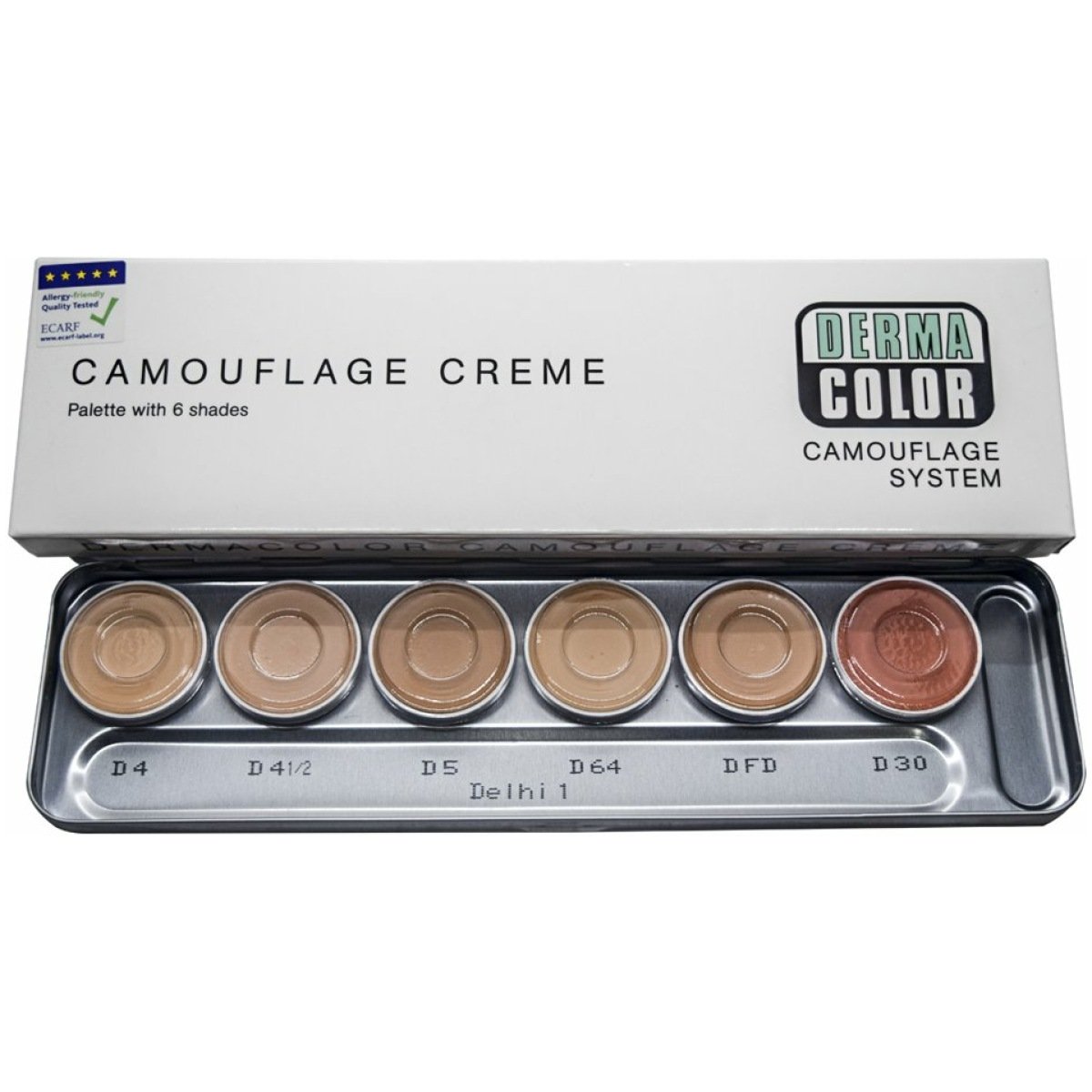 Kryolan Dermacolor Camouflage 6 Shade Palette Delhi 1