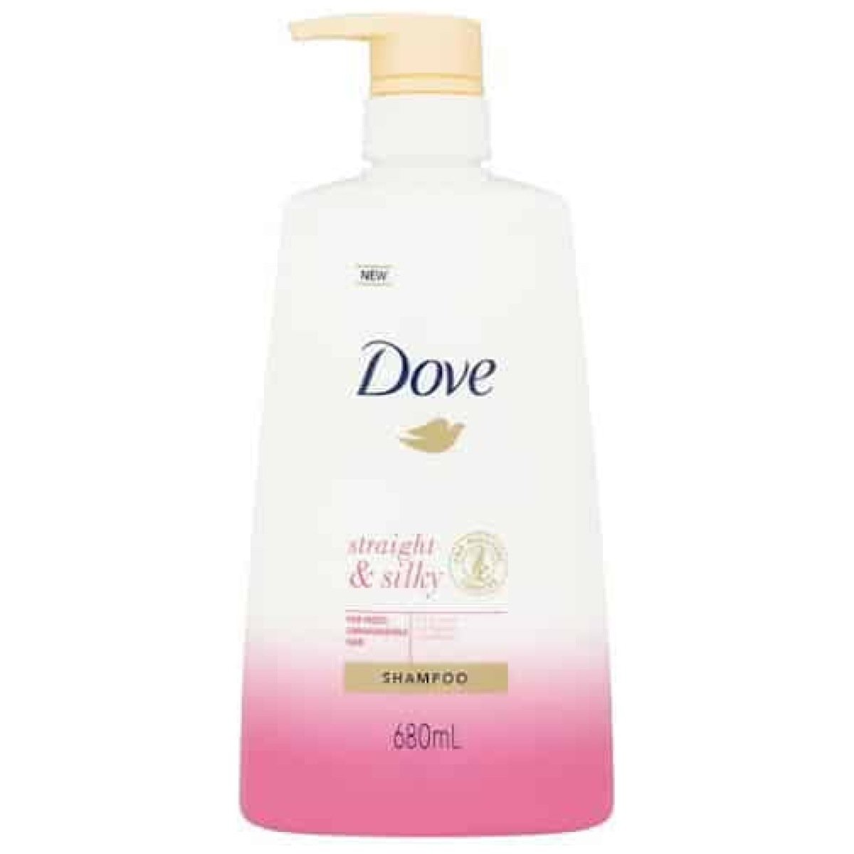 Dove Straight & Silky Shampoo 680Ml