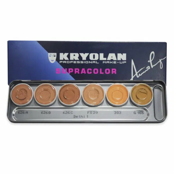 Kryolan Supracolor Makeup Palette 6 Colors Delhi 1