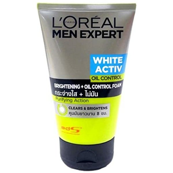 L'Oreal Men Expert White Activ Brightening + Oil Control Foam 100ml
