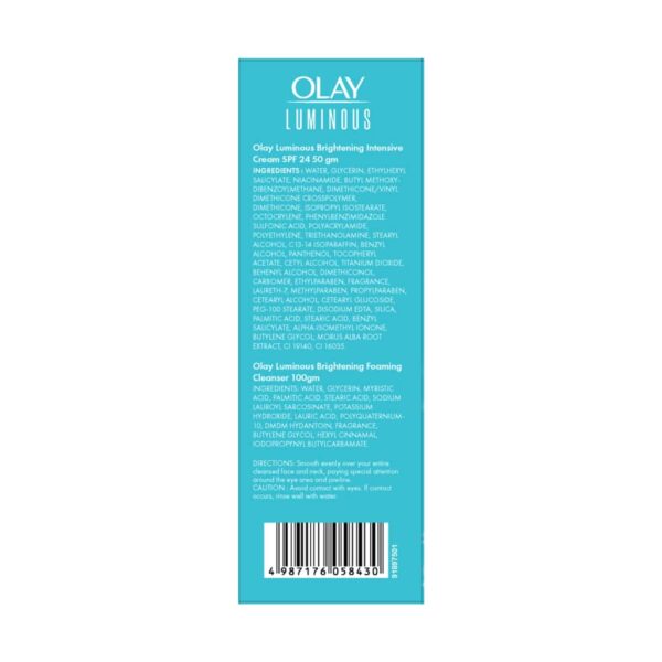 Olay Luminous Day Cream + Cleanser Moisturiser Kit (SPF24) - Image 2