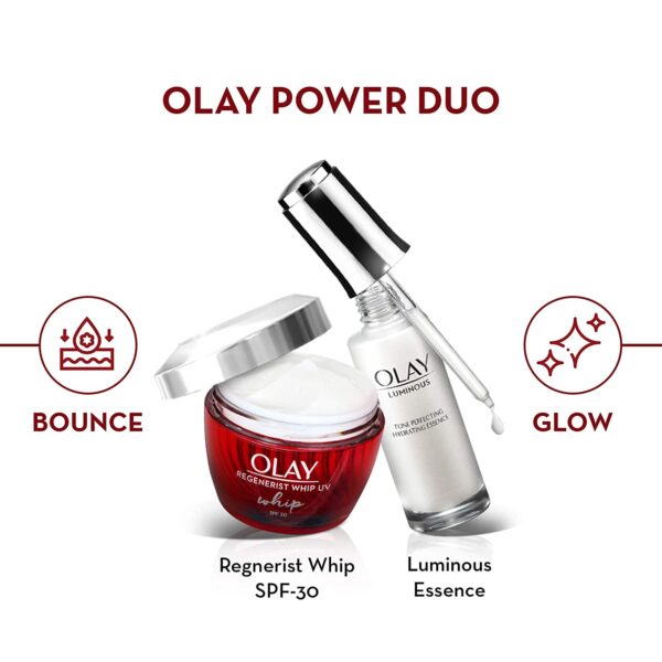 Olay Regenerist Whip And Luminous Serum Hydrate & Glow Pack With Niacinamide - Image 3
