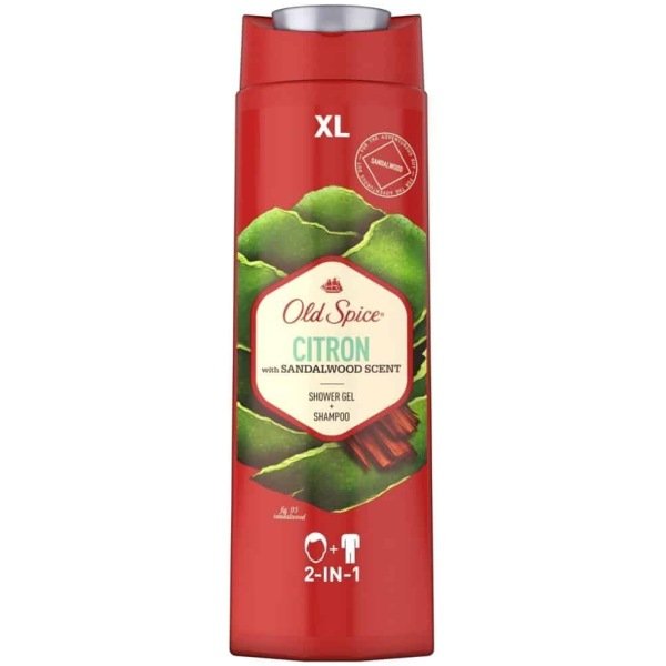 Old Spice Citron With Sandalwood 2-In-1 Shower Gel & Shampoo 400ml