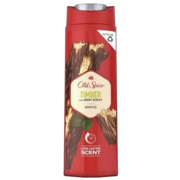 Old Spice Timber With Mint Scent Shower Gel 400ml