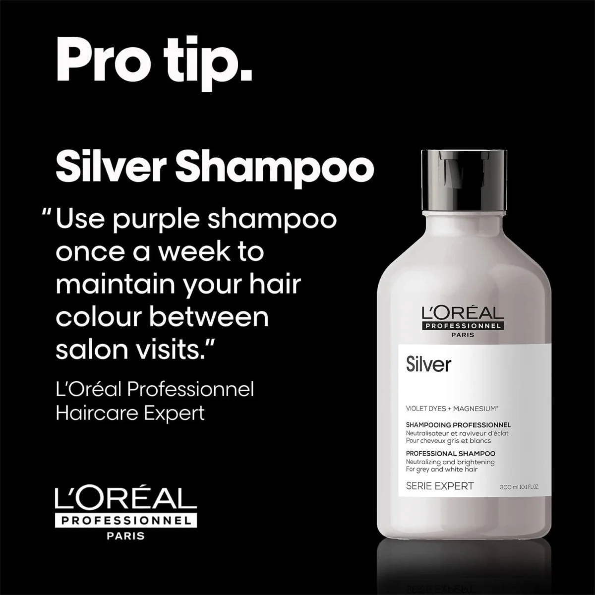 Loreal Professional Silver Shampoo 300Ml