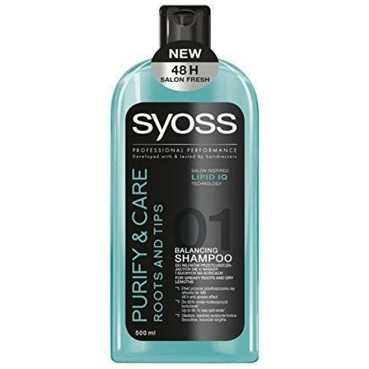 Schwarzkopf Syoss Purify & Care Balancing Shampoo 500 Ml - Image 1