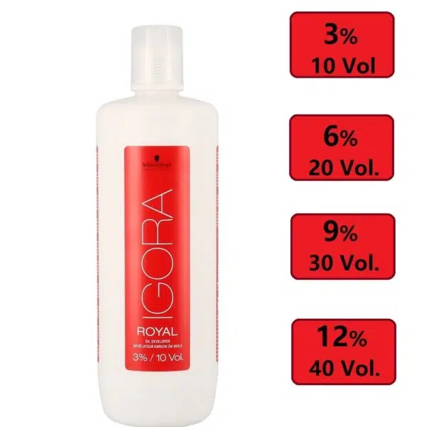 Schwarzkopf Igora Royal 10 Vol 3% Colorists Color And Care Developer 1000ml